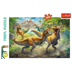 Puzzle Trefl Fighting Tyrannosaurs, 160 elemente cumpăra în Chișinau. Foto 2