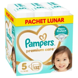 Scutece Pampers Premium Care BOX №5 (11-16 kg), 132 buc. cumpăra în Chișinau. Foto 1