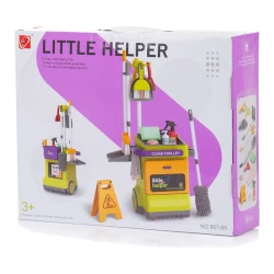 Set de joacă Chipolino Cleaning Trolley, cărucior de curățenie cu 16 accesorii cumpăra în Chișinau. Foto 6
