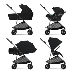Прогулочная коляска с реверсивным блоком Cybex Melio B Moon Black купить в Кишиневе. Фото 8