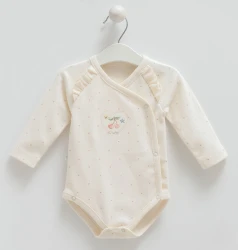 Body cu mâneca lungă Caramell Cherry Baby Ivory & Ecru, 2 buc. (0L) cumpăra în Chișinau. Foto 3