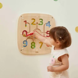 Panou educativ de perete VIGA din lemn „Numărare și sortare după culori” cumpăra în Chișinau. Foto 5