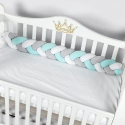 Apărătoare pătuț PernaMea Cosiță Turcoaz (1 piesă), 120x15 cm cumpăra în Chișinau. Foto 2