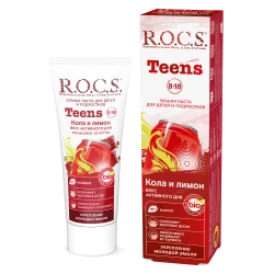 Зубная паста R.O.C.S. Teens Кола и лимон (8-18 лет) купить в Кишиневе. Фото 1