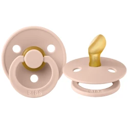 Пустышка анатомическая латексная Bibs Colour Blush 0-6 мес купить в Кишиневе. Фото 1