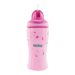 Поильник с трубочкой Nuby Neon Flip It 12+ мес 360 мл купить в Кишиневе. Фото 2