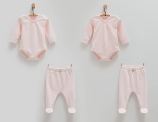 Комплект из 4 штук Caramell Cute Rabbit Pink купить в Кишиневе. Фото 1