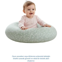Подушка для кормления BabyJem Flowers Green, 67x57 см купить в Кишиневе. Фото 6