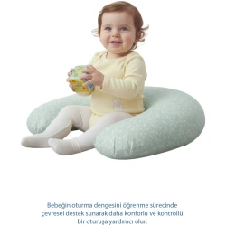 Подушка для кормления BabyJem Flowers Green, 67x57 см купить в Кишиневе. Фото 7