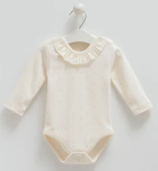 Body cu mâneca lungă Caramell Cherry Baby Ivory, 2 buc. (3-6L) cumpăra în Chișinau. Foto 3