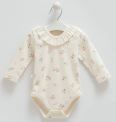 Body cu mâneca lungă Caramell Cherry Baby Ivory, 2 buc. (3-6L) cumpăra în Chișinau. Foto 2