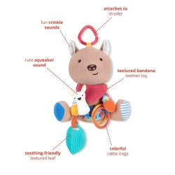 Игрушка-подвеска Skip Hop Bandana Buddies Kangaroo купить в Кишиневе. Фото 2