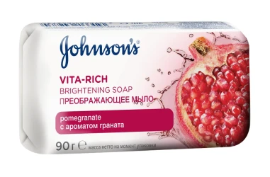 Мыло Johnson’s Baby Vita-Rich с ароматом граната, 90 г купить в Кишиневе. Фото 1