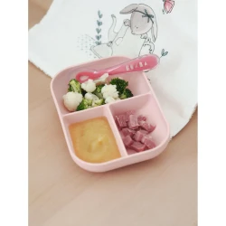 Set de masa din silicon Beaba Pink, 2 buc. cumpăra în Chișinau. Foto 4