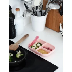 Set de masa din silicon Beaba Pink, 2 buc. cumpăra în Chișinau. Foto 3
