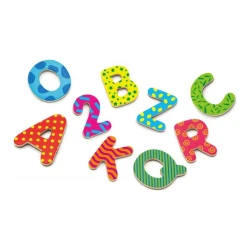 Набор магнитных букв и цифр Viga Colorful Magnetic Letters & Numbers, 77 шт. купить в Кишиневе. Фото 5