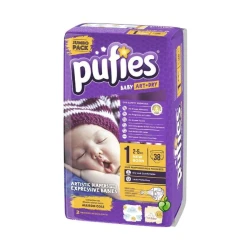 Scutece Pufies Newborn 1 (2-5 kg), 38 buc. cumpăra în Chișinau. Foto 1