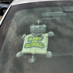 Jucărie de pluș BabyJem Baby on Board Grey, 18 cm cumpăra în Chișinau. Foto 5