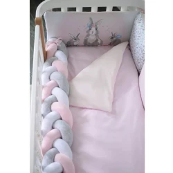 Бортики в кроватку Veres White-Pink-Grey (1 предмет), 120x20 cм купить в Кишиневе. Фото 2