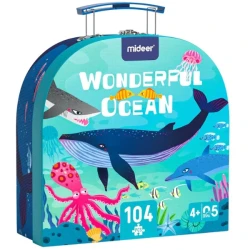 Пазл Mideer Wonderful Ocean, 104 элементов купить в Кишиневе. Фото 1