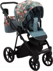 Carucior 3 in 1 Adamex Porto Flowers Blue cumpăra în Chișinau. Foto 6