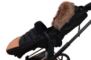 Зимний чехол для коляски Cottonmoose Alaskan Footmuf Beige, 110x50 см купить в Кишиневе. Фото 4