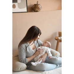 Подушка для кормления Beaba Big Flopsy Fleur de Coton Linen, 170 см купить в Кишиневе. Фото 4