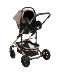 Carucior 3 in 1 transformabil KikkaBoo Amaia Beige cumpăra în Chișinau. Foto 7