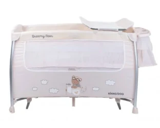 Манеж-кровать 2 в 1 KikkaBoo Dreamy Bear Beige купить в Кишиневе. Фото 5