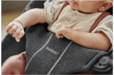 Кресло-шезлонг BabyBjorn Bliss Charcoal Grey, 3D Jersey купить в Кишиневе. Фото 2