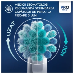 Детская электрическая зубная щётка ORAL-B Pro Kids Spiderman (3 лет+) купить в Кишиневе. Фото 10