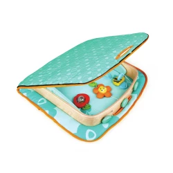 Covoras pentru copii Hape Portable Baby Gym albastru, 59x13x13 cm cumpăra în Chișinau. Foto 2
