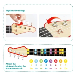 Гитара Hape Ukulele Red купить в Кишиневе. Фото 6