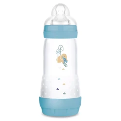 Biberon cu sistem anti-colic din plastic MAM Perfect Start Planet Love Boy, 320 ml cumpăra în Chișinau