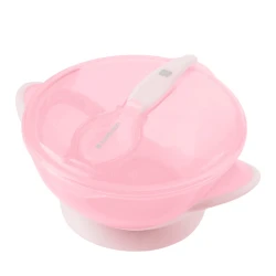 Bol cu ventuză și lingură Kikkaboo Feedy Pink, 400 ml cumpăra în Chișinau