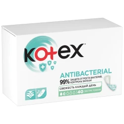 Прокладки Kotex Antibacterial Extra Thin, 40 шт. купить в Кишиневе. Фото 1