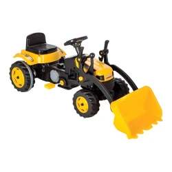 Tractor excavator cu pedale Pilsan Active, galben-negru cumpăra în Chișinau. Foto 1