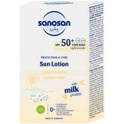 Солнцезащитный лосьон Sanosan Baby SPF50+, 100 мл купить в Кишиневе. Фото 3