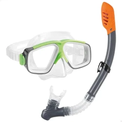 Маска и трубка для плавания Intex Surf Rider Swim Green купить в Кишиневе. Фото 1