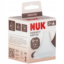 Tetina din silicon NUK Perfect Match cu flux lent (0+ luni), 2 buc. cumpăra în Chișinau. Foto 6