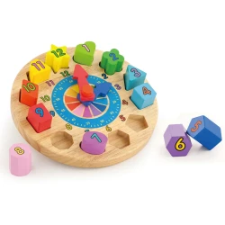 Игрушка-сортер Viga Round Clock купить в Кишиневе. Фото 2