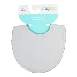 Муслиновый слюнявчик BabyJem Grey купить в Кишиневе. Фото 3