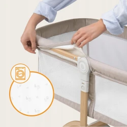 Кроватка Co-sleeper 3 в 1 Lionelo Malin Evo Beige Natural купить в Кишиневе. Фото 4