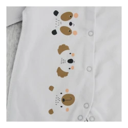 Комбинезон для малыша Minikin Happy Baby, светло-серый, р.56 купить в Кишиневе. Фото 2