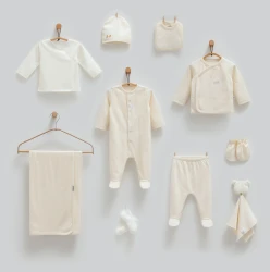 Set din 10 piese Caramell Cute Bear Beige (1-3L) cumpăra în Chișinau. Foto 1