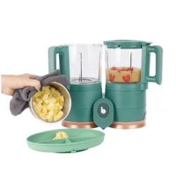 Robot de bucătărie din sticlă și oțel inoxidabil 4 in 1 Babymoov Nutribaby Glass cumpăra în Chișinau. Foto 4