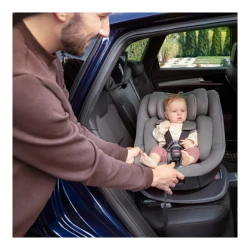Автокресло 40-105 см (i-Size) Isofix Kinderkraft I-Guard Air Flow Grey, поворотное 360 купить в Кишиневе. Фото 4