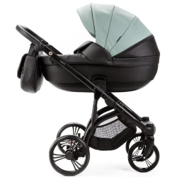 Коляска 2 в 1 Adamex Lanti Deluxe Green Black купить в Кишиневе. Фото 3