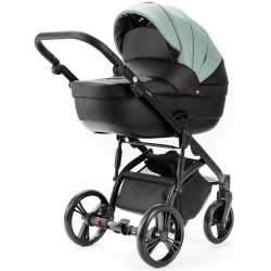 Коляска 2 в 1 Adamex Lanti Deluxe Green Black купить в Кишиневе. Фото 2