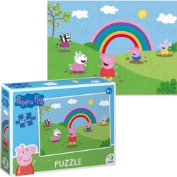 Puzzle Dodo Peppa Pig „Distracție în ploaie”, 60 elemente cumpăra în Chișinau. Foto 1